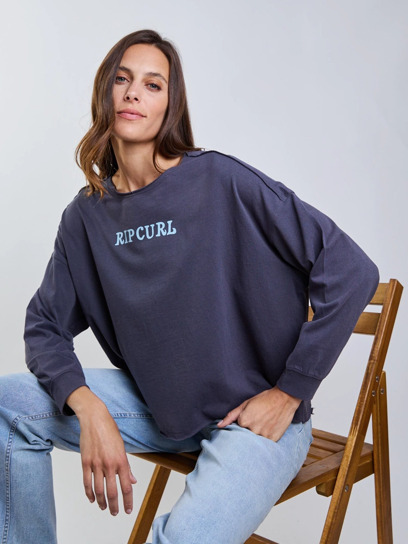 POLERA ML BREAKER GRIS MUJER RIP CURL - 6