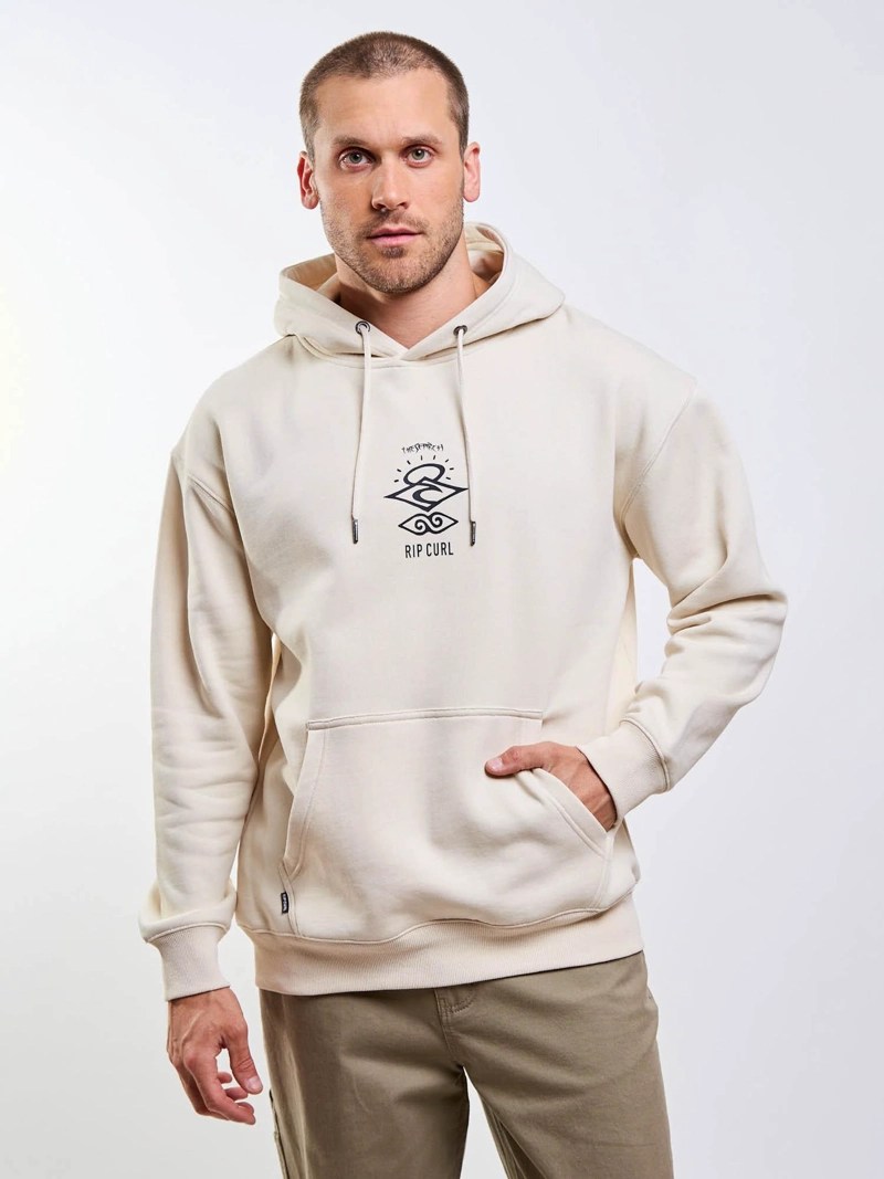 POLERON CANGURO AUSTRALIO BEIGE HOMBRE RIP CURL - 1