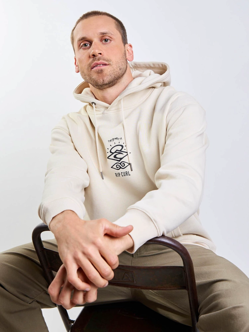 POLERON CANGURO AUSTRALIO BEIGE HOMBRE RIP CURL - 7