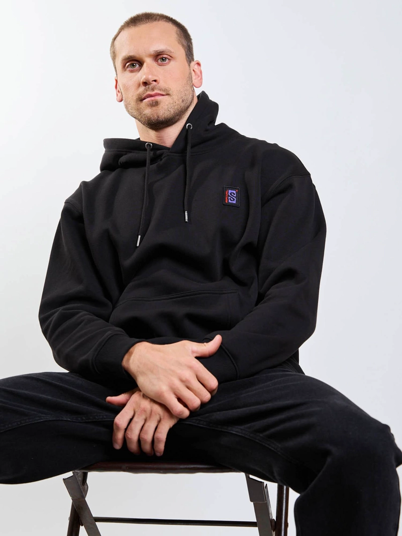 POLERON CANGURO INSTINTO NEGRO HOMBRE RIP CURL - 6
