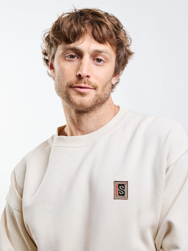 POLERON CR COSTERA BEIGE HOMBRE RIP CURL - 4