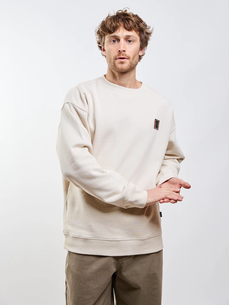 POLERON CR COSTERA BEIGE HOMBRE RIP CURL - 5