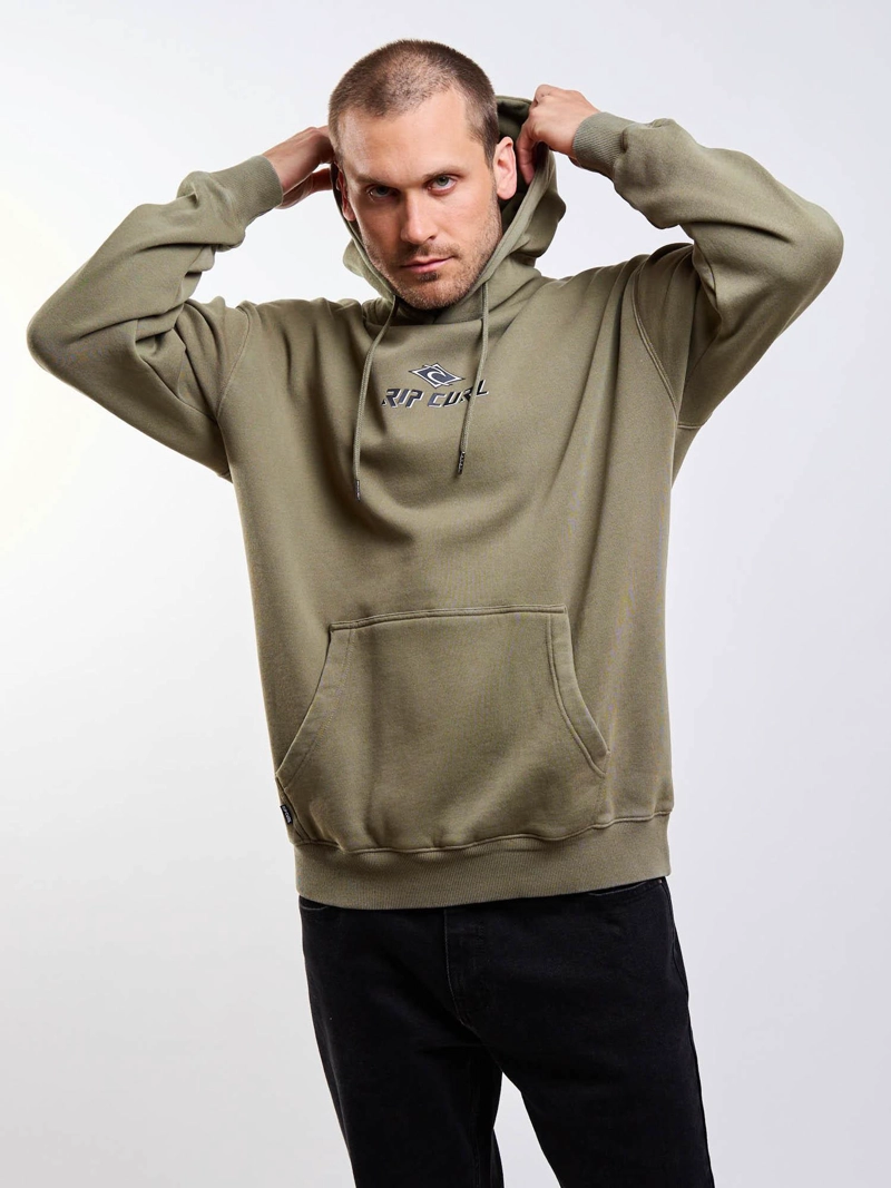 POLERON CANGURO MAPU VERDE HOMBRE RIP CURL - 1