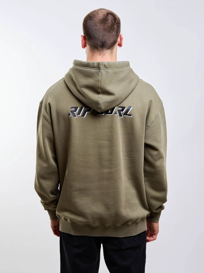 POLERON CANGURO MAPU VERDE HOMBRE RIP CURL - 2