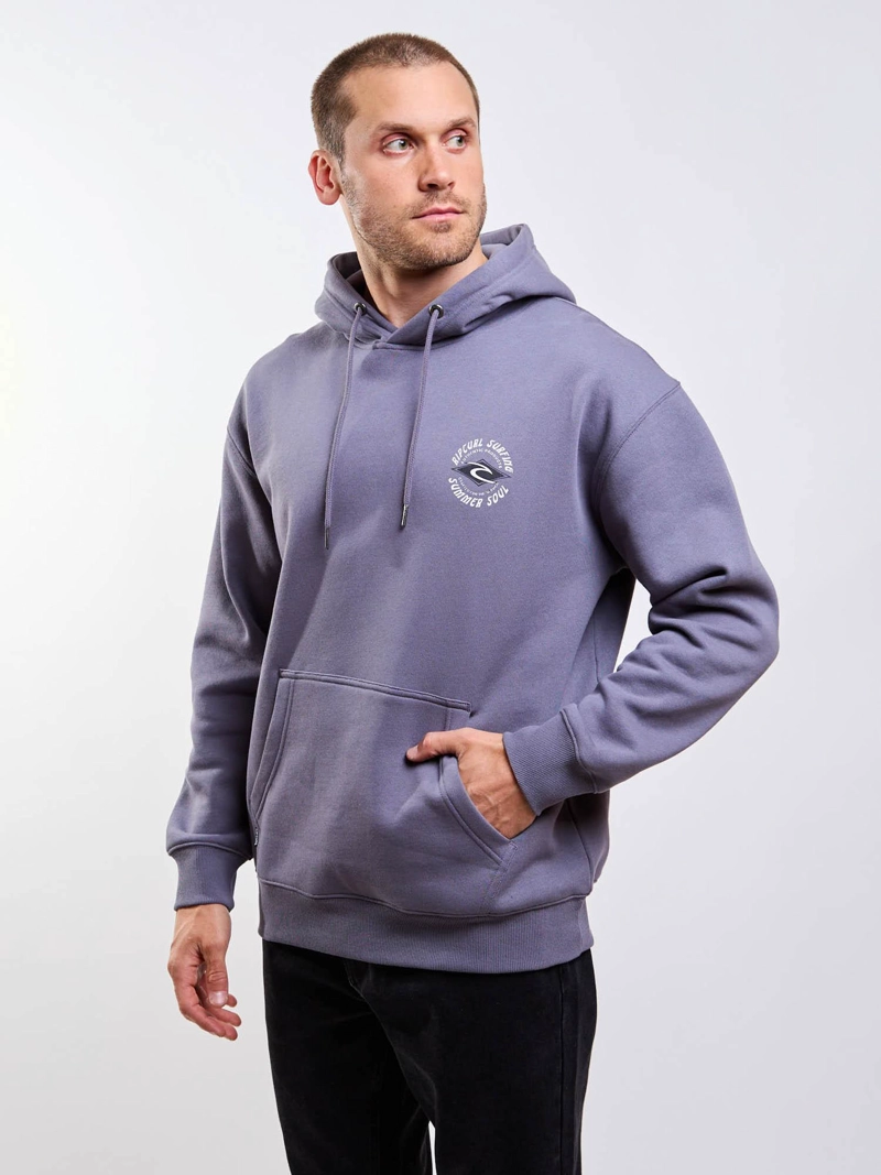 POLERON CANGURO ANDINO GRIS HOMBRE RIP CURL - 1