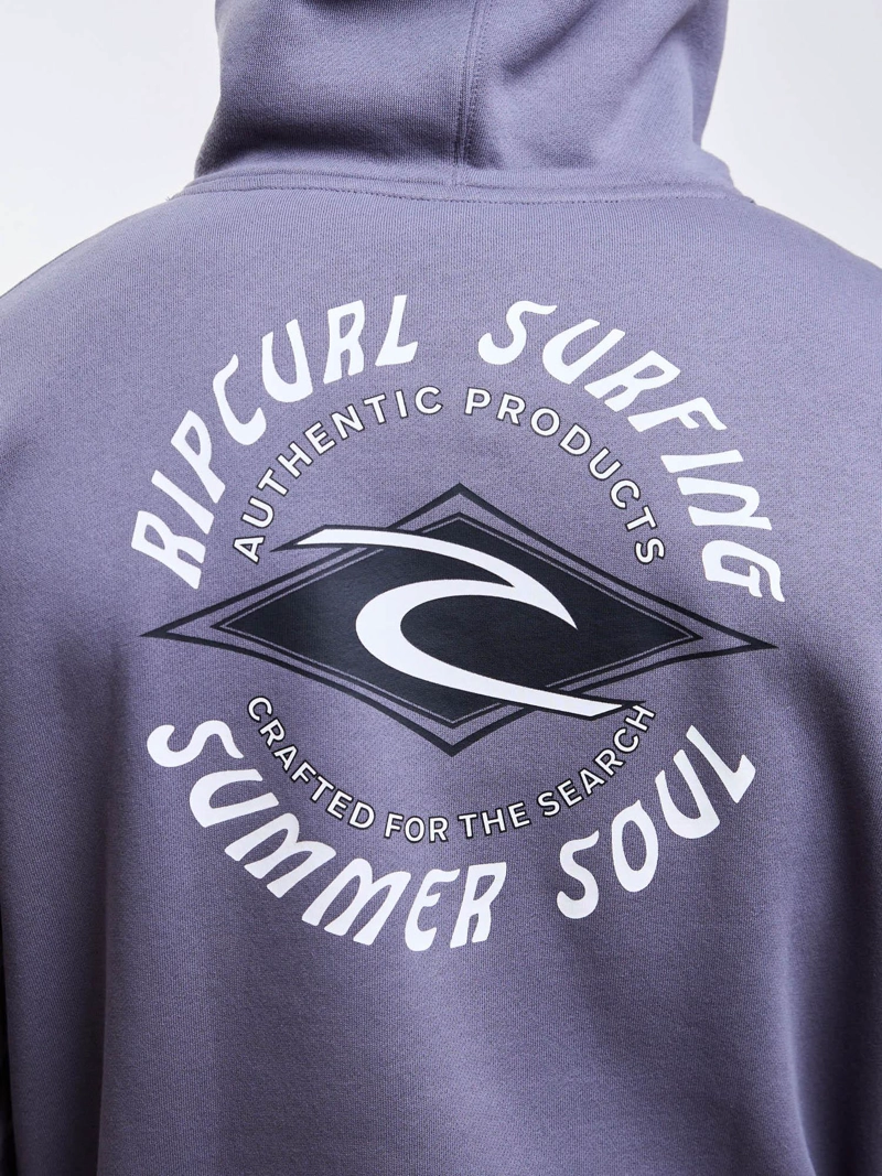 POLERON CANGURO ANDINO GRIS HOMBRE RIP CURL - 4