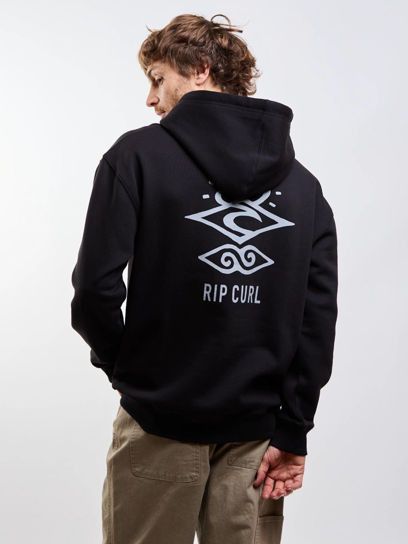 POLERON CANGURO AUSTRALIO NEGRO HOMBRE RIP CURL - 2