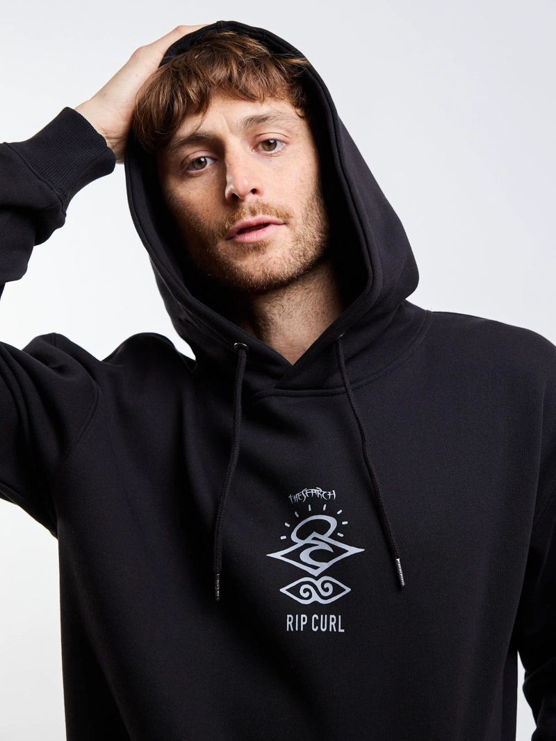 POLERON CANGURO AUSTRALIO NEGRO HOMBRE RIP CURL - 5