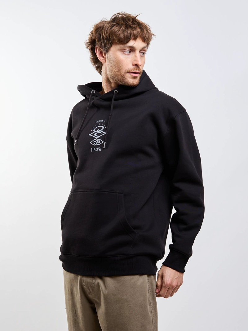 POLERON CANGURO AUSTRALIO NEGRO HOMBRE RIP CURL - 6