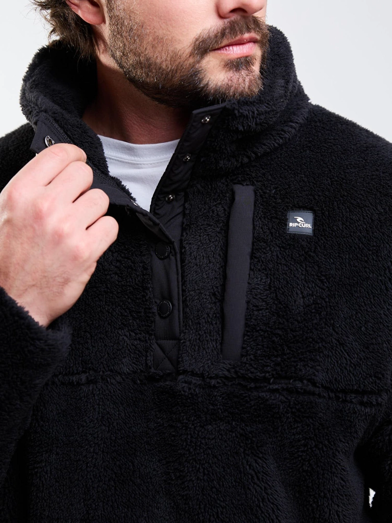 POLERON CHIPORRO CREST NEGRO HOMBRE RIP CURL - 4