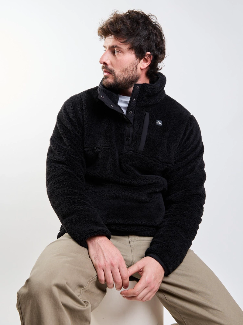 POLERON CHIPORRO CREST NEGRO HOMBRE RIP CURL - 7