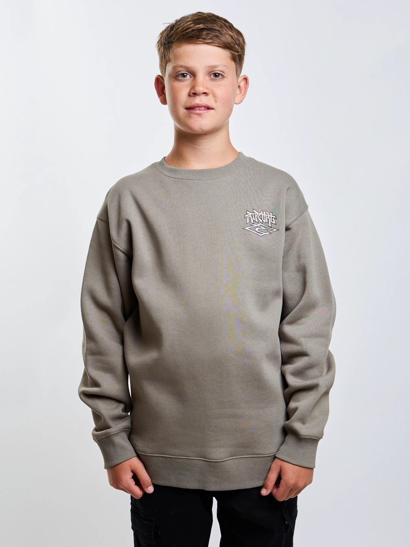 POLERON CR SEEKER VERDE INFANTIL RIP CURL - 1