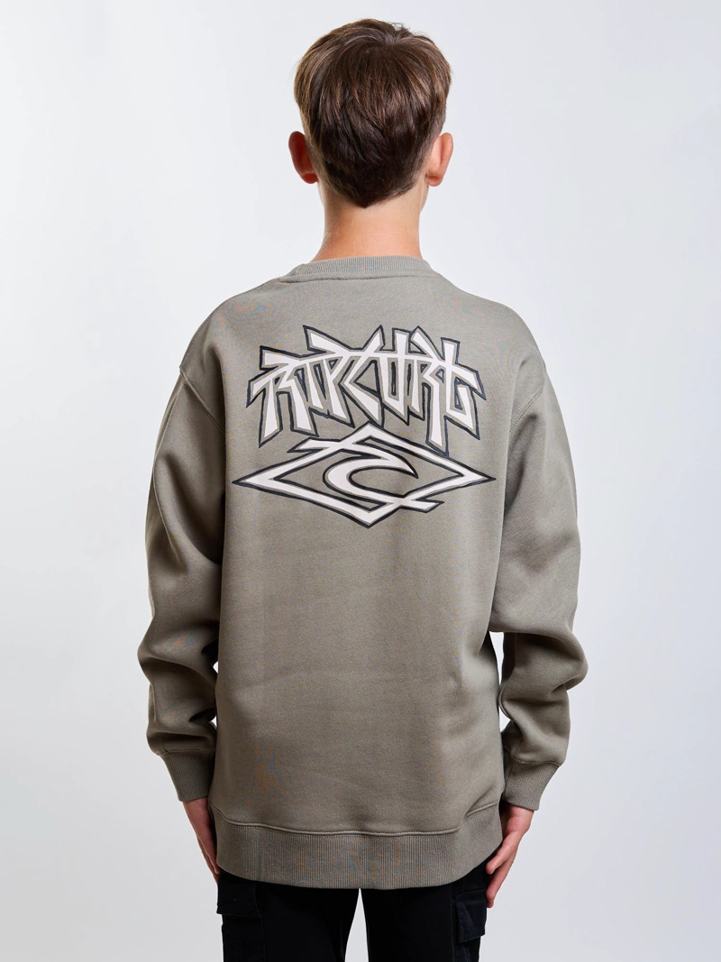 POLERON CR SEEKER VERDE INFANTIL RIP CURL - 2