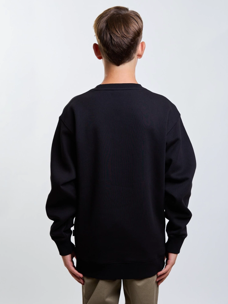 POLERON CR RIDER NEGRO INFANTIL RIP CURL - 2