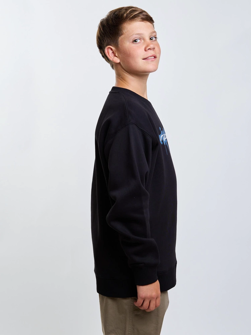 POLERON CR RIDER NEGRO INFANTIL RIP CURL - 3