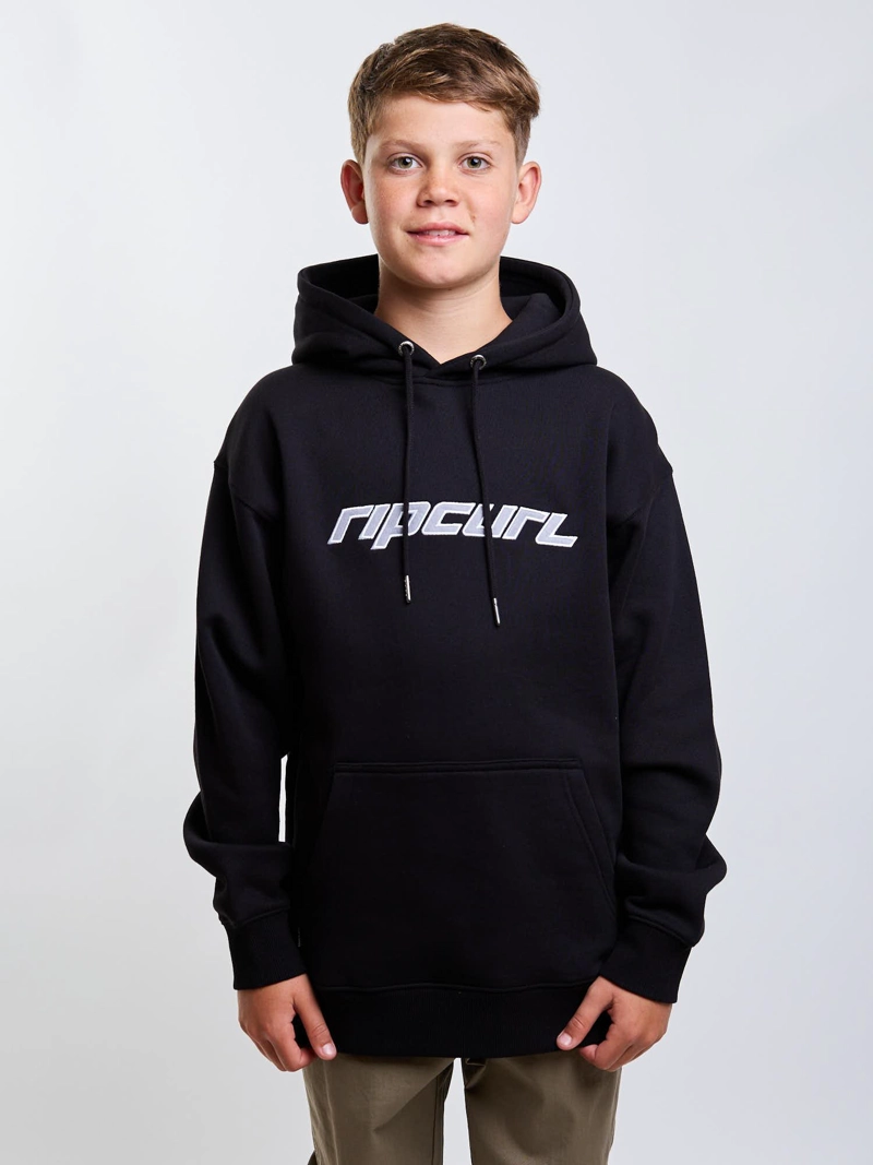POLERON CANGURO MAVERICK NEGRO INFANTIL RIP CURL - 1