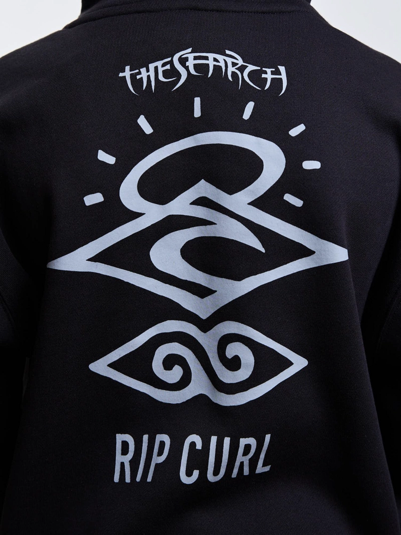 POLERON CANGURO PIONEER NEGRO INFANTIL RIP CURL - 4