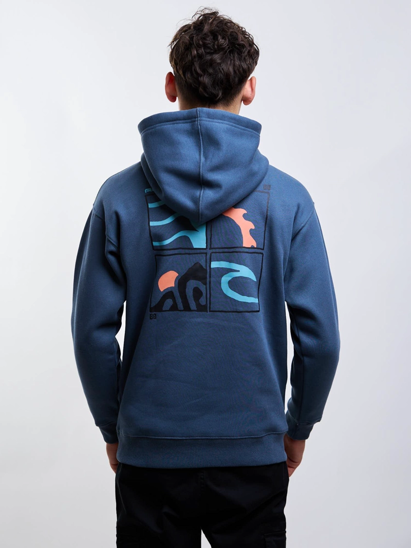 POLERON CANGURO BARREL AZUL INFANTIL RIP CURL - 2