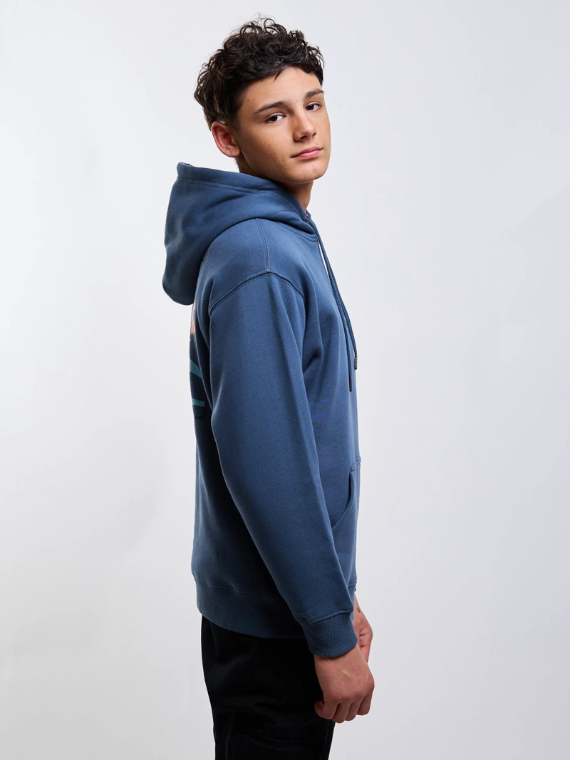 POLERON CANGURO BARREL AZUL INFANTIL RIP CURL - 3