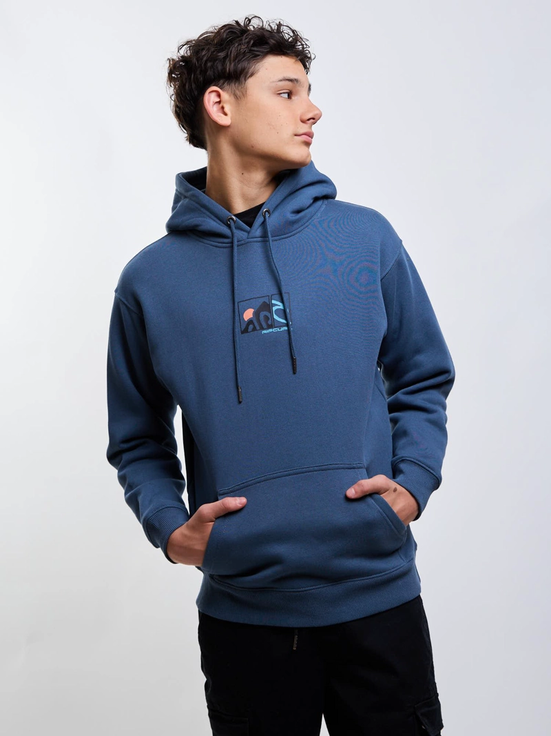 POLERON CANGURO BARREL AZUL INFANTIL RIP CURL - 6