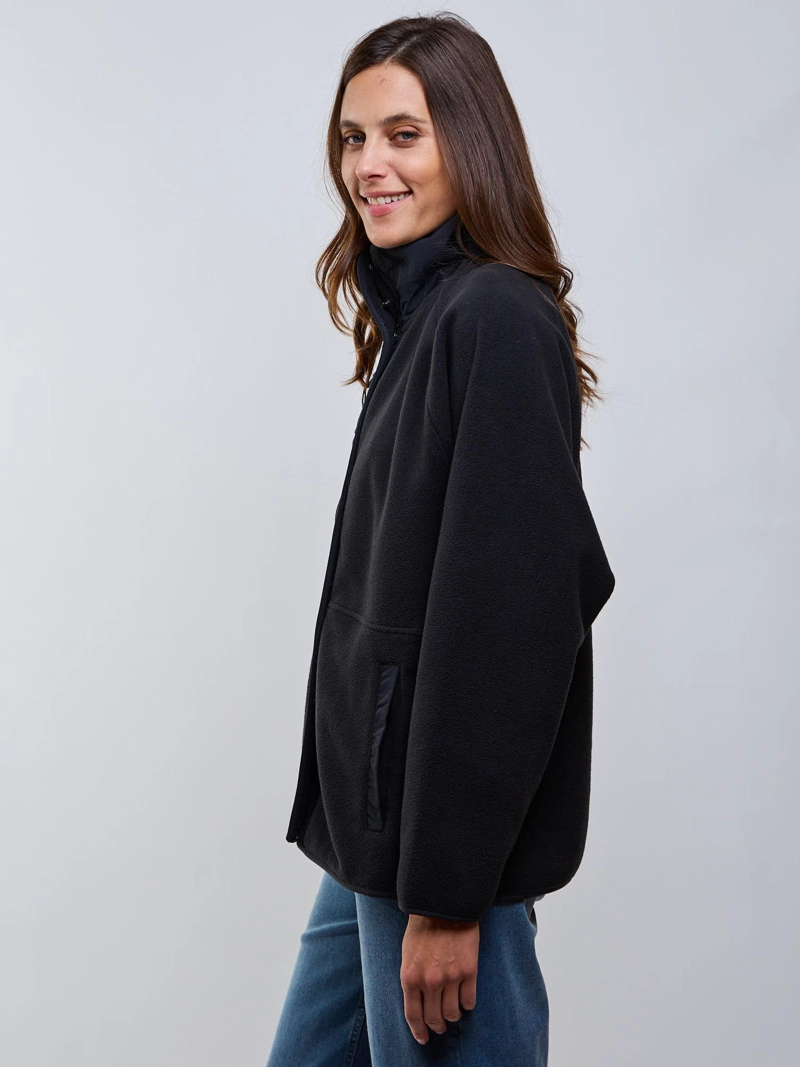 POLERON POLAR FLUX NEGRO MUJER RIP CURL - 3