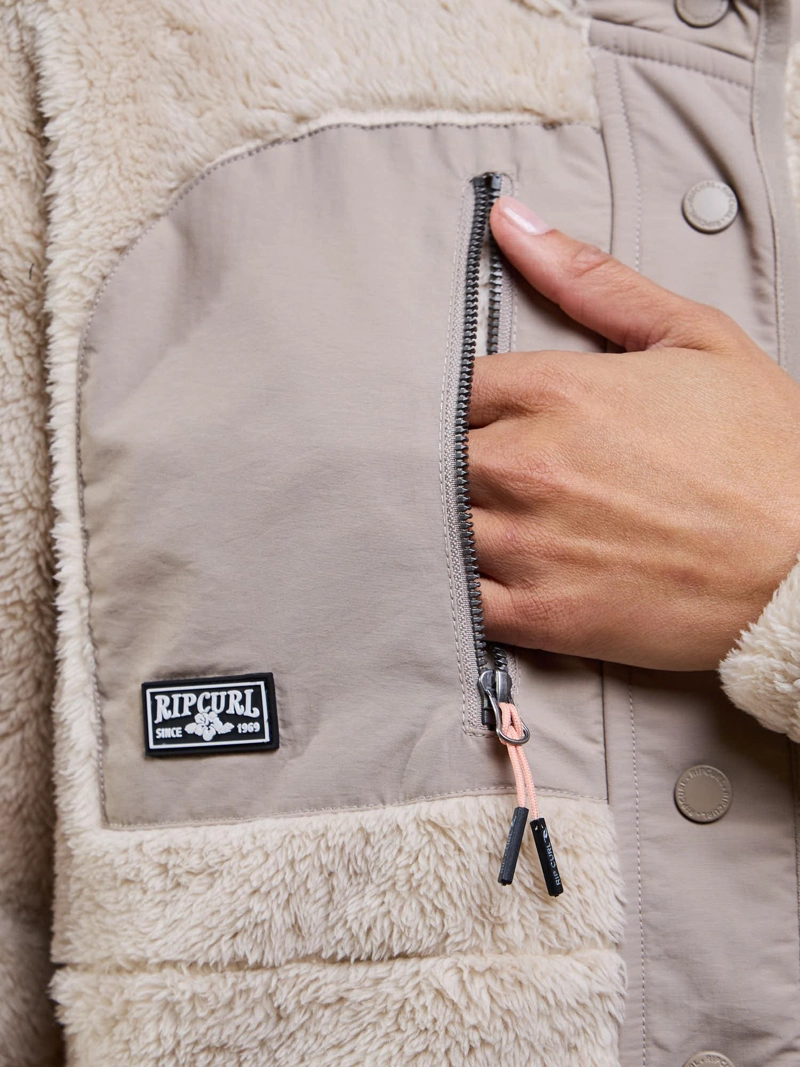 POLERON CHIPORRO BOLD BEIGE MUJER RIP CURL - 5