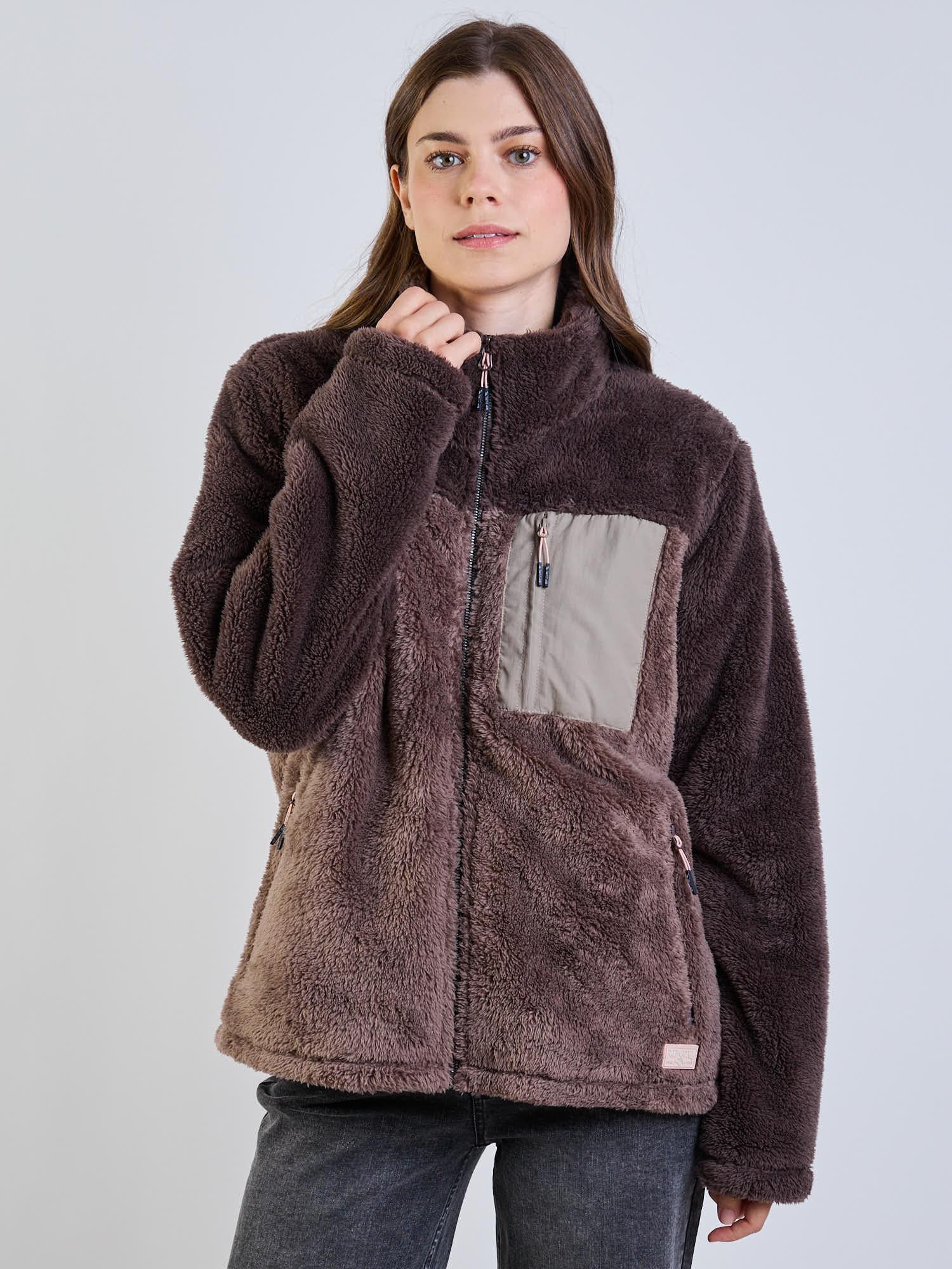 POLERON CHIPORRO TRUE CAFE  MUJER RIP CURL - 7