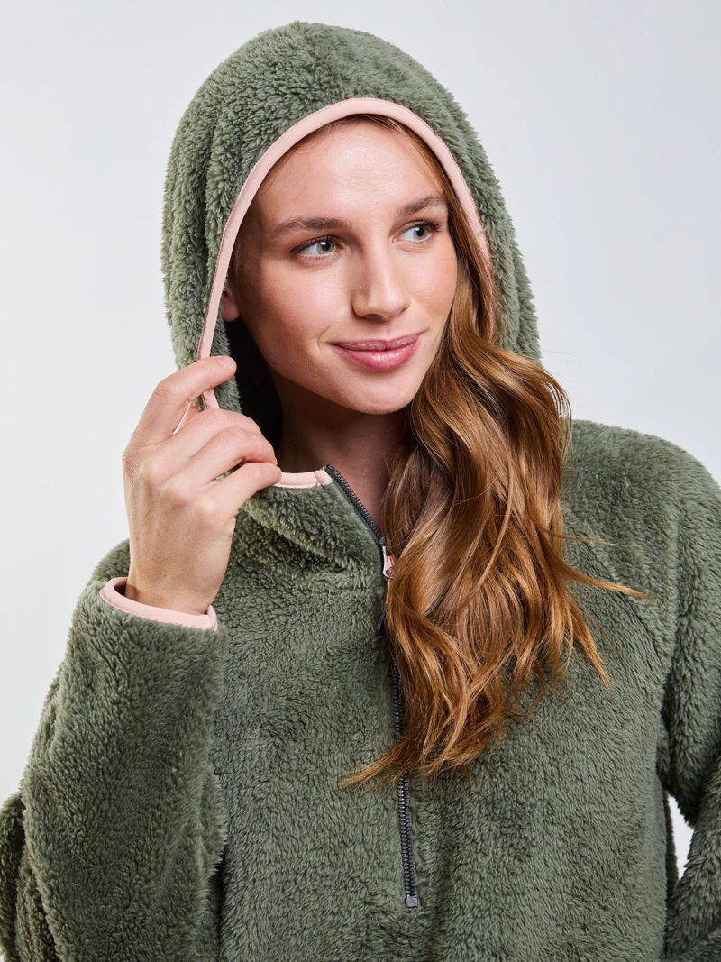 POLERON CHIPORRO FREE VERDE MUJER RIP CURL - 4