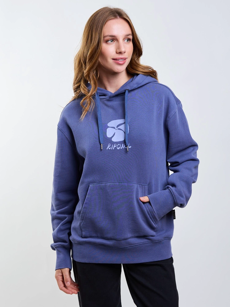 POLERON CANGURO ECLIPSE AZUL MUJER RIP CURL - 1