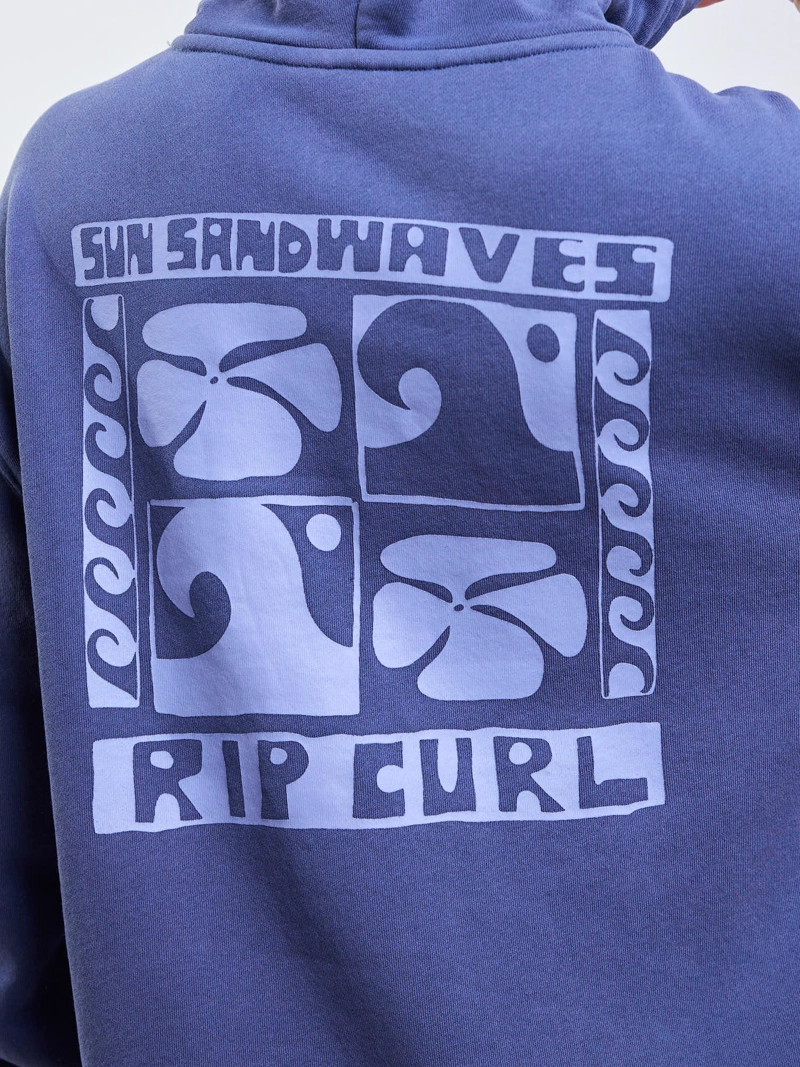 POLERON CANGURO ECLIPSE AZUL MUJER RIP CURL - 4