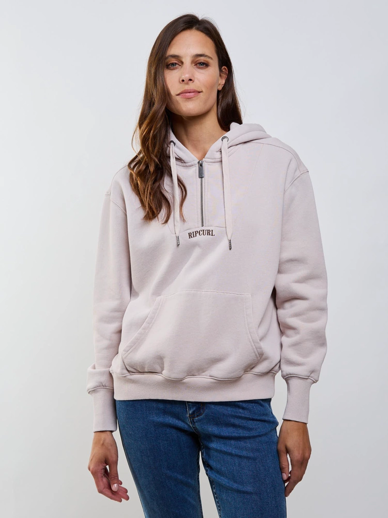 POLERON FZ BRAVE BEIGE MUJER RIP CURL - 1