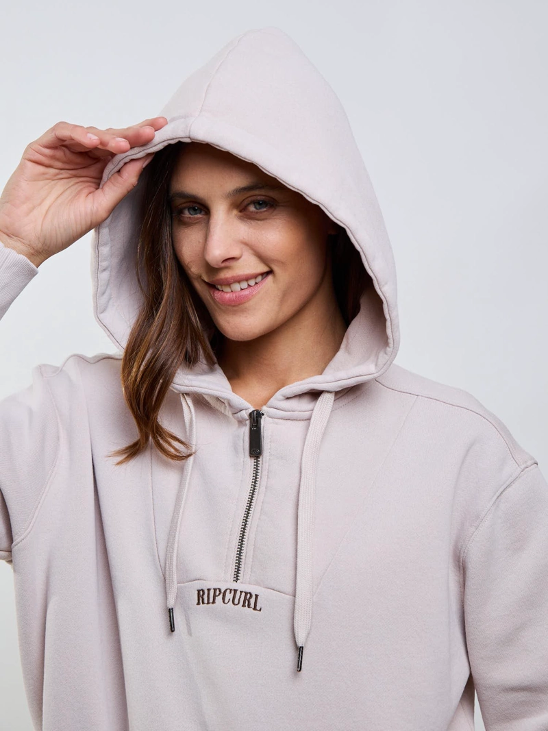POLERON FZ BRAVE BEIGE MUJER RIP CURL - 4