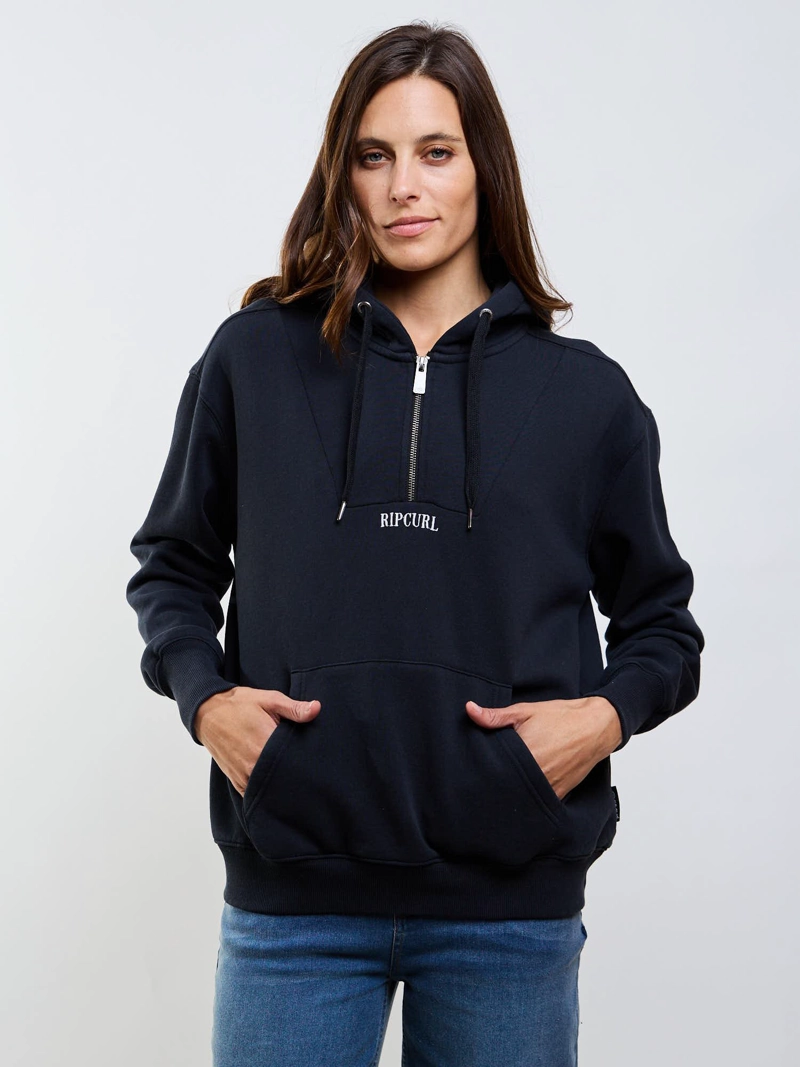 POLERON FZ BRAVE NEGRO MUJER RIP CURL - 5