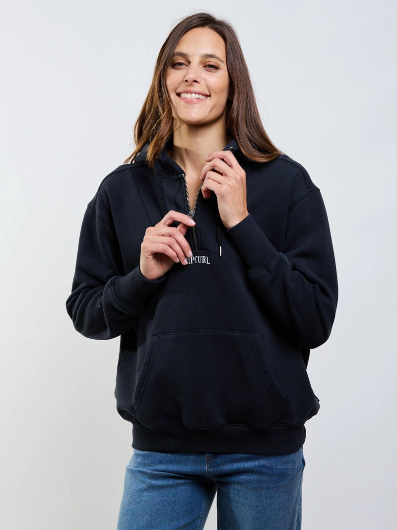 POLERON FZ BRAVE NEGRO MUJER RIP CURL - 6
