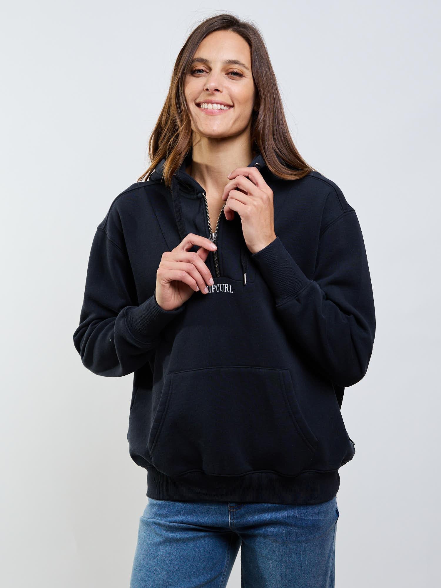 POLERON FZ BRAVE NEGRO MUJER RIP CURL - 6