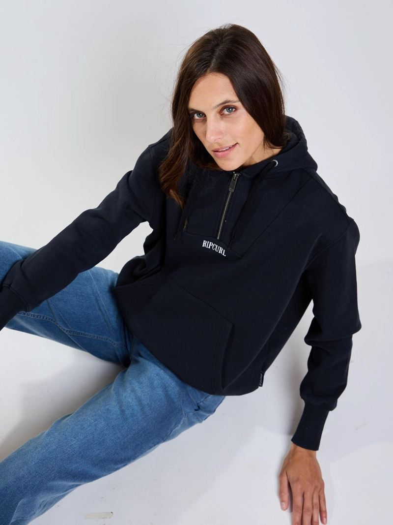 POLERON FZ BRAVE NEGRO MUJER RIP CURL - 7