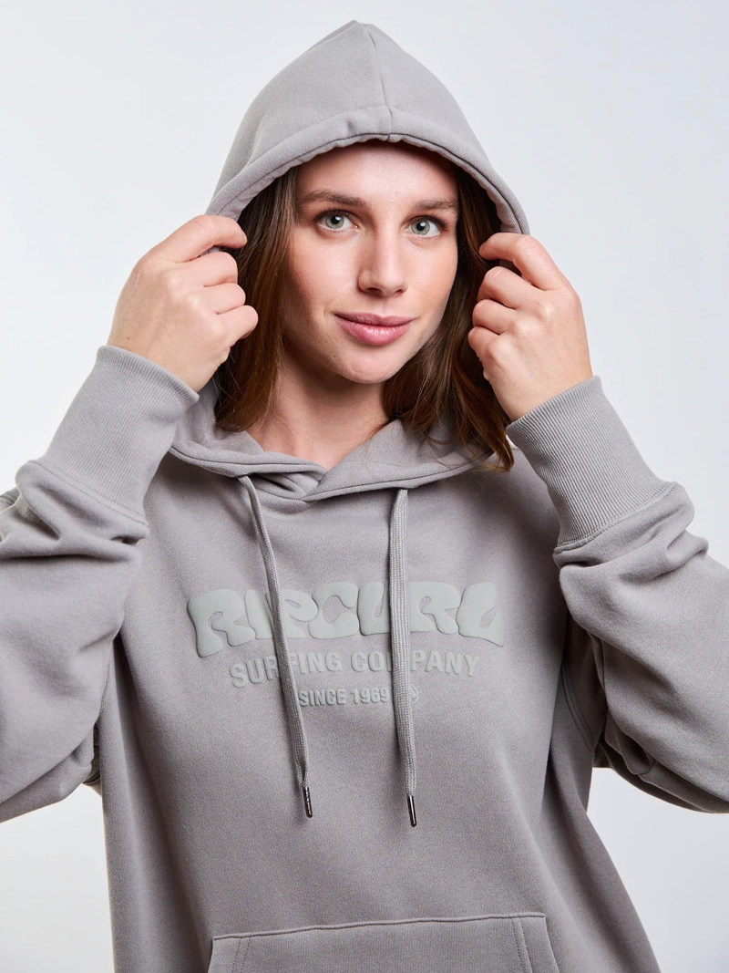 POLERON CANGURO SURGE VERDE MUJER RIP CURL - 4