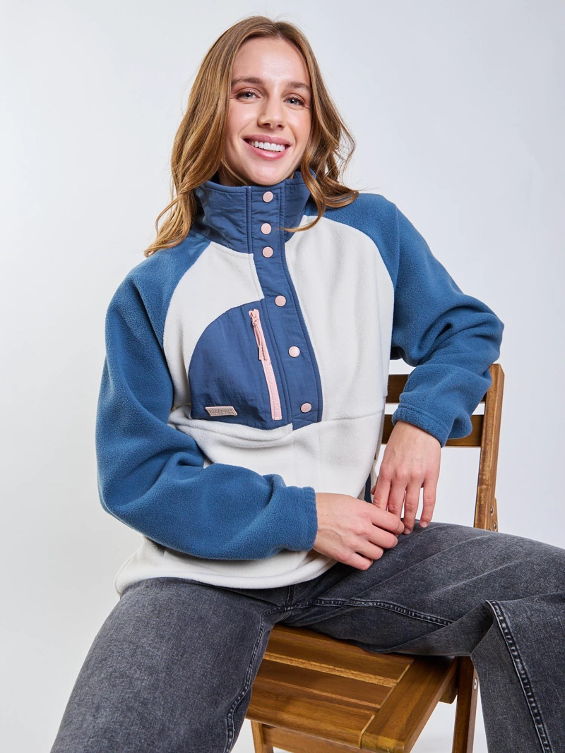 POLERON POLAR OUTLAW AZUL MUJER RIP CURL - 7