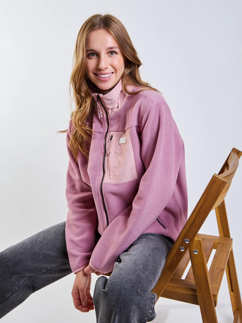 POLERON POLAR REBEL ROSADO MUJER RIP CURL - 8