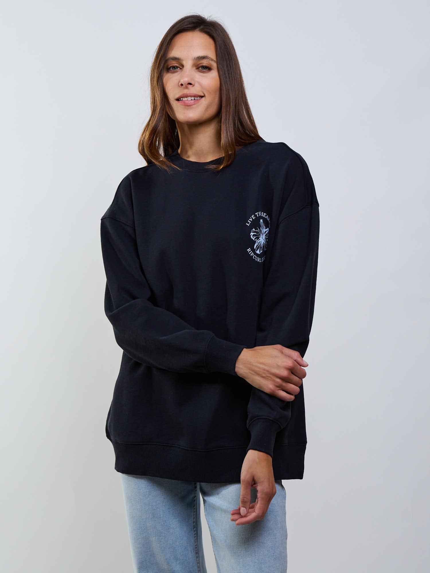 POLERON CR ECHO NEGRO MUJER RIP CURL - 5