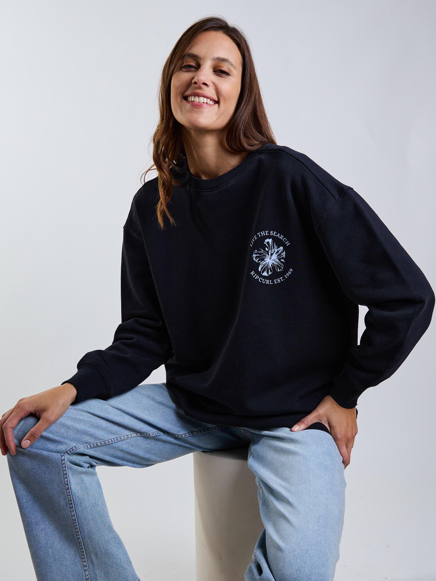 POLERON CR ECHO NEGRO MUJER RIP CURL - 6