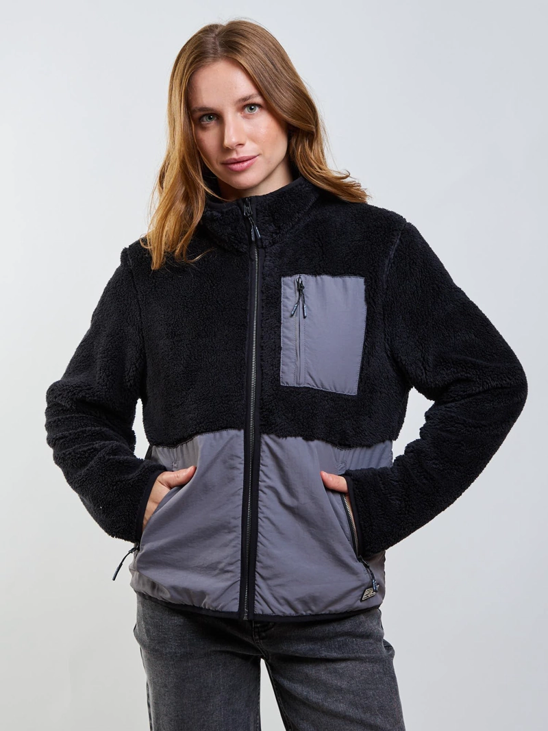 POLERON CHIPORRO DEEP NEGRO MUJER RIP CURL - 1