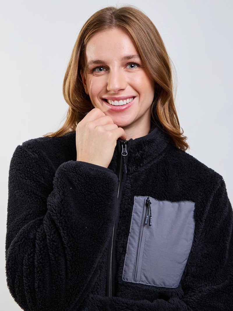 POLERON CHIPORRO DEEP NEGRO MUJER RIP CURL - 4
