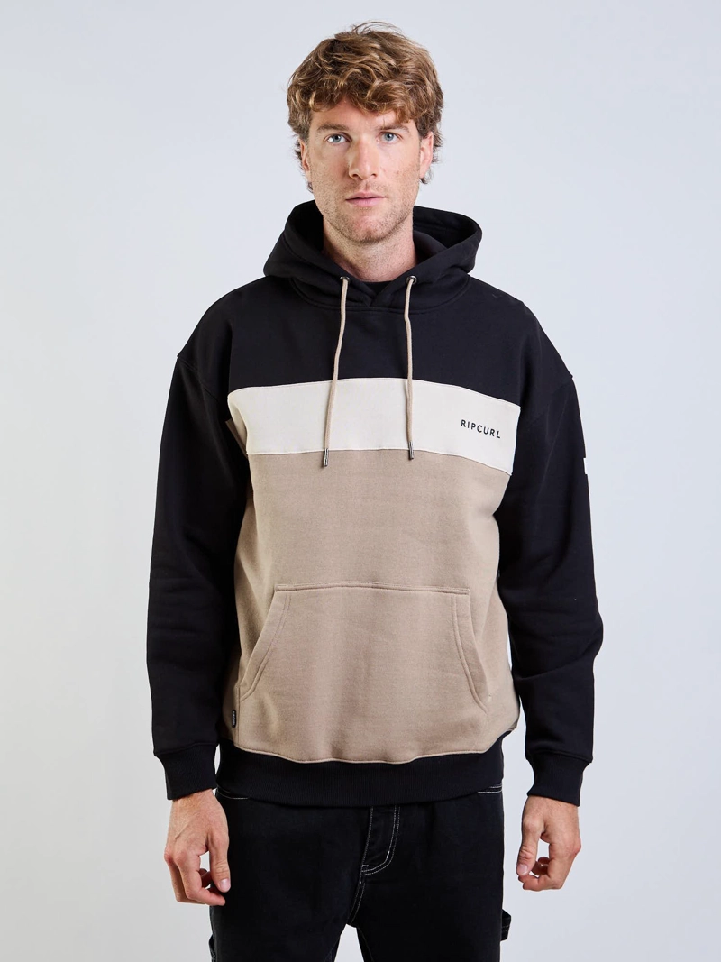 POLERON CANGURO SELK CAFE  HOMBRE RIP CURL - 1