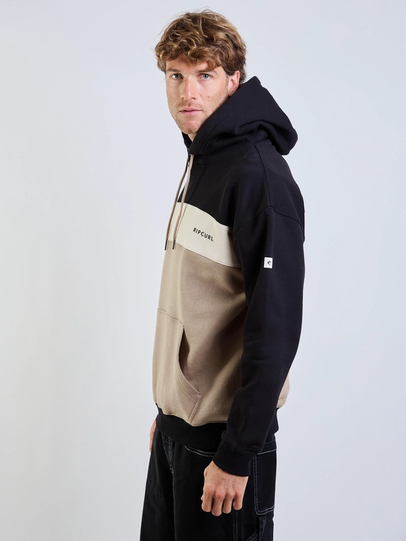 POLERON CANGURO SELK CAFE  HOMBRE RIP CURL - 3