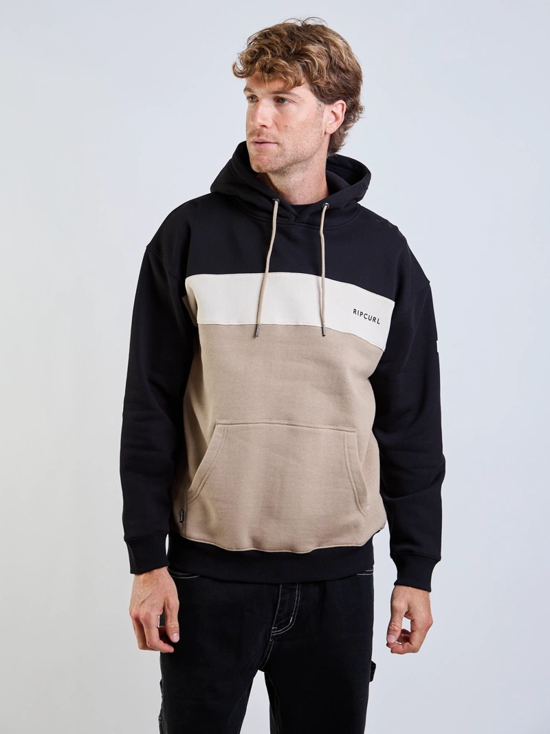 POLERON CANGURO SELK CAFE  HOMBRE RIP CURL - 5
