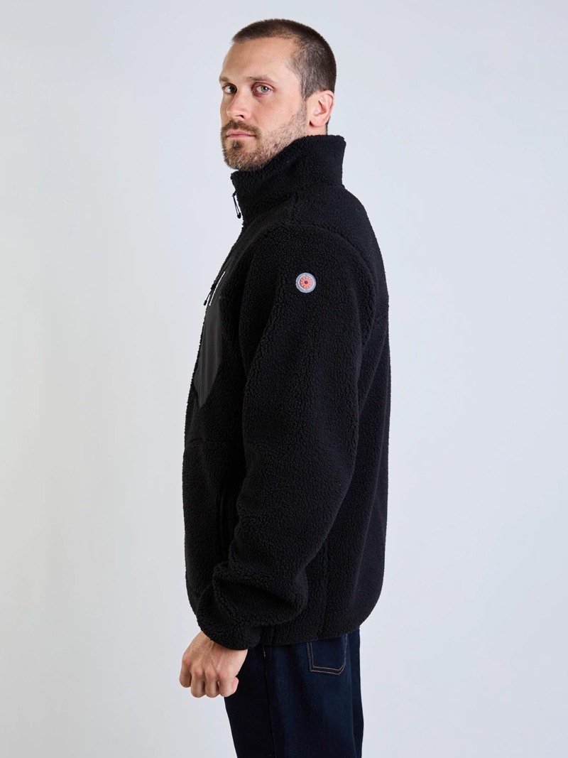 POLERON BONDED COSTAL NEGRO HOMBRE RIP CURL - 3