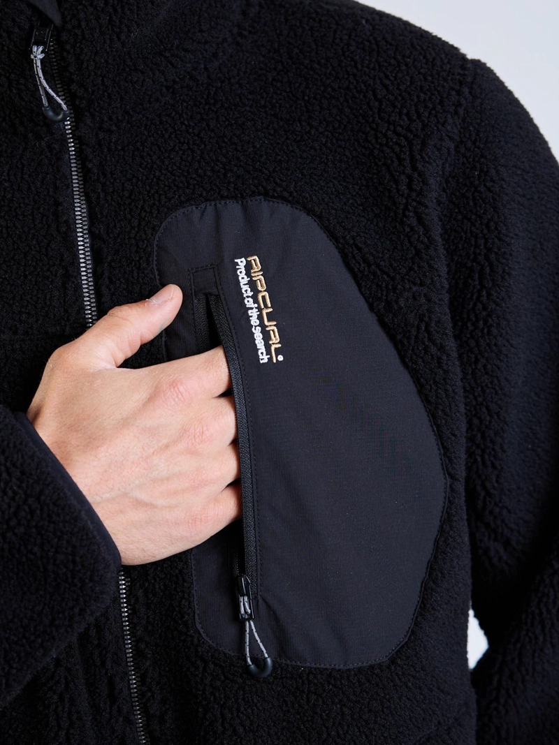 POLERON BONDED COSTAL NEGRO HOMBRE RIP CURL - 4