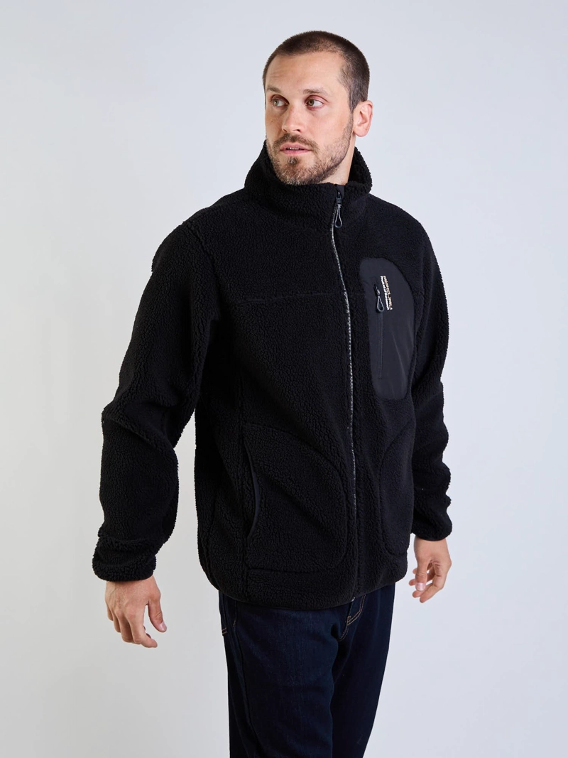 POLERON BONDED COSTAL NEGRO HOMBRE RIP CURL - 6