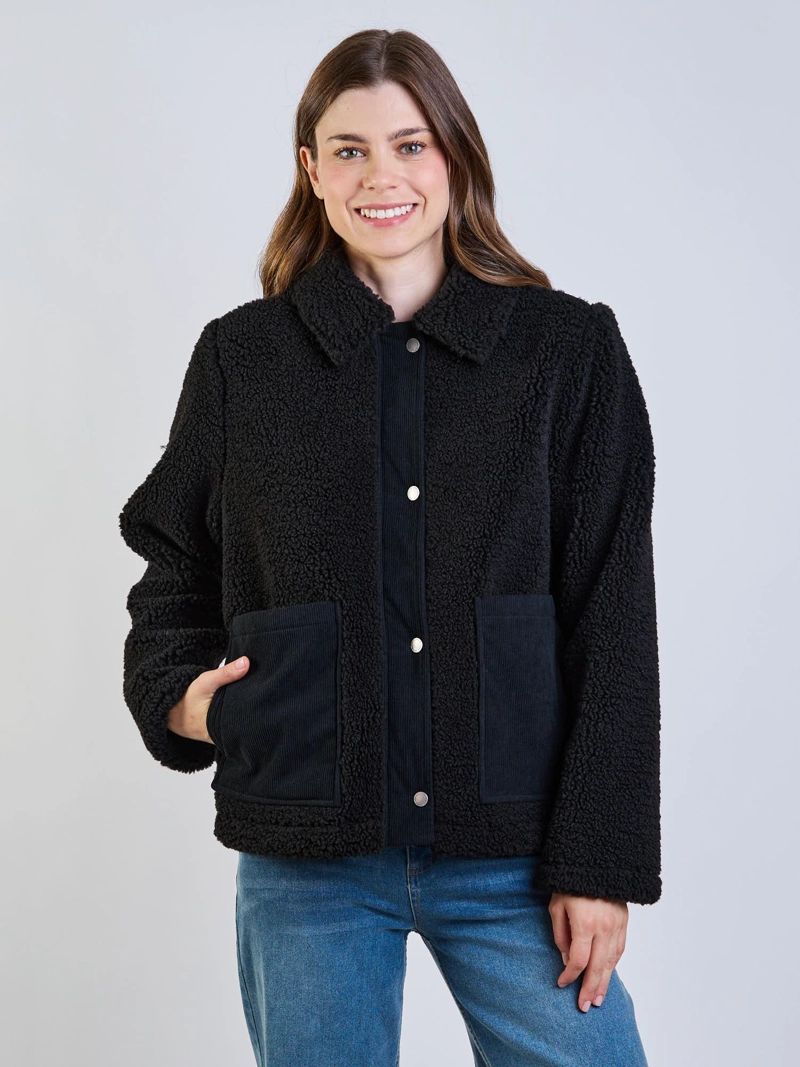 CHAQUETA ROAMER NEGRO MUJER RIP CURL - 1